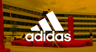 Adidas brand activation with new sport Bossaball