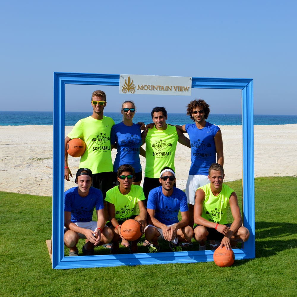 Bossaball Mountain View Egypt New sports Hybrid sports Volleyball Soccer Football Gymnastics Music Capoeira Bossa Nova