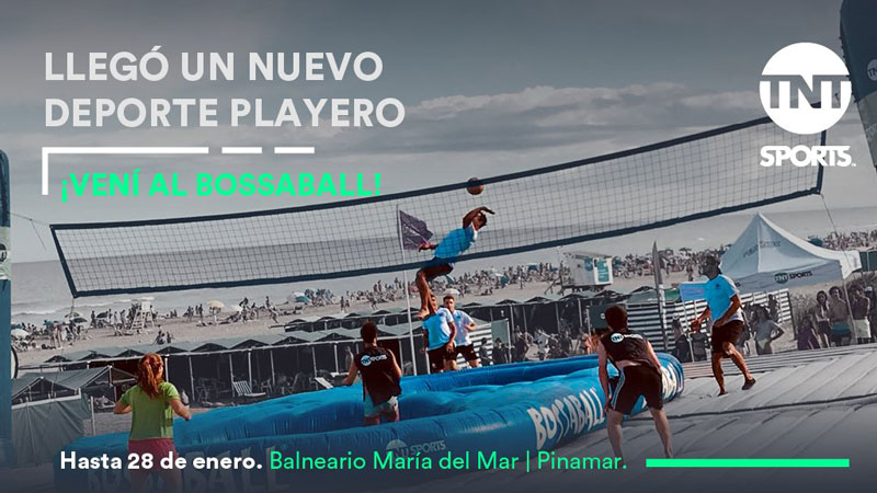 Activación de marca con TNT Sports y Bossaball en Argentina